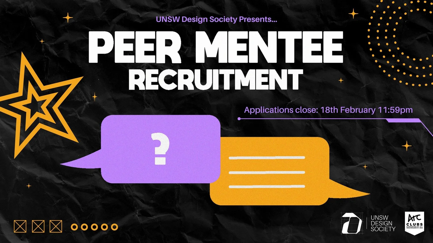 Past DESSOC event poster