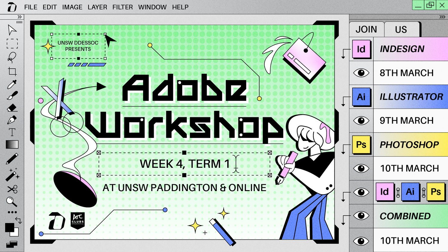 Past DESSOC event poster